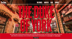 Desktop Screenshot of dukeofyorkbelfast.com