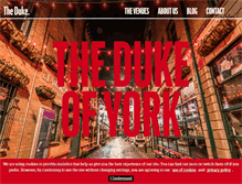 Tablet Screenshot of dukeofyorkbelfast.com